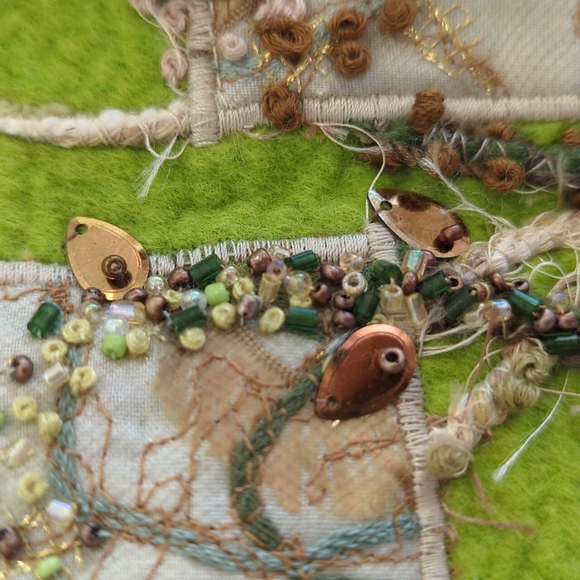 Fiber Art Wall Hanging - Picture 5 of 7